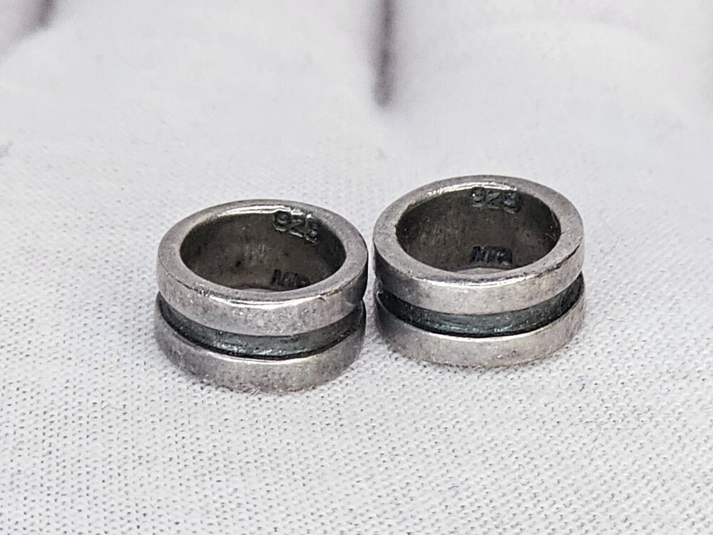 Vintage Sterling Silver Charm Pair (2)